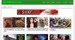Desktop Screenshot of justindianews.com